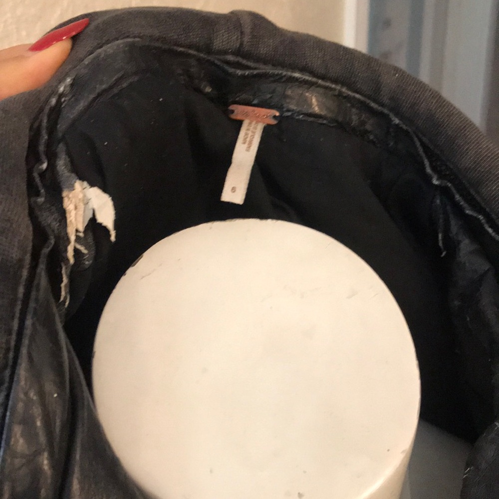 Free People Vegan Leather Jacket - Picture 8 of 8